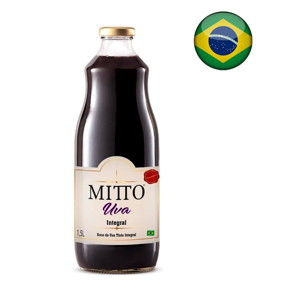 Mitto Suco de Uva Tinto Integral 1500 ml - Oferta