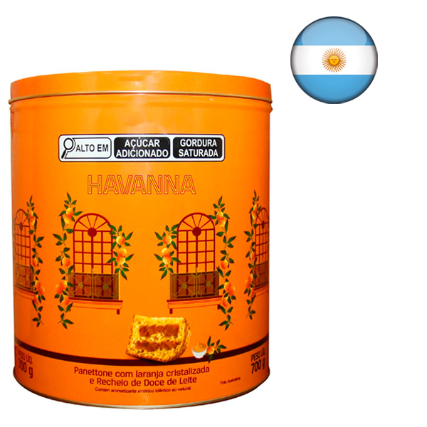 Panettone Havanna Laranja Siciliana com Doce de Leite 700g