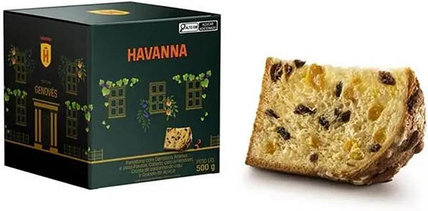 Panettone Havanna Pan Dulce Genovês com Frutas 500g - Degustação