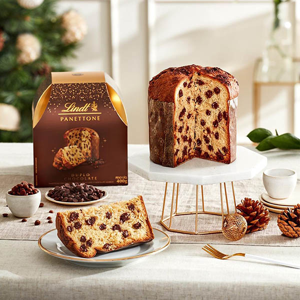 Panettone Lindt Duplo Chocolate 400g - Visual