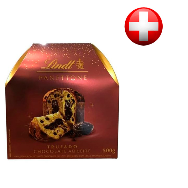 Panettone Lindt Trufado Chocolate Ao Leite 500g - Oferta