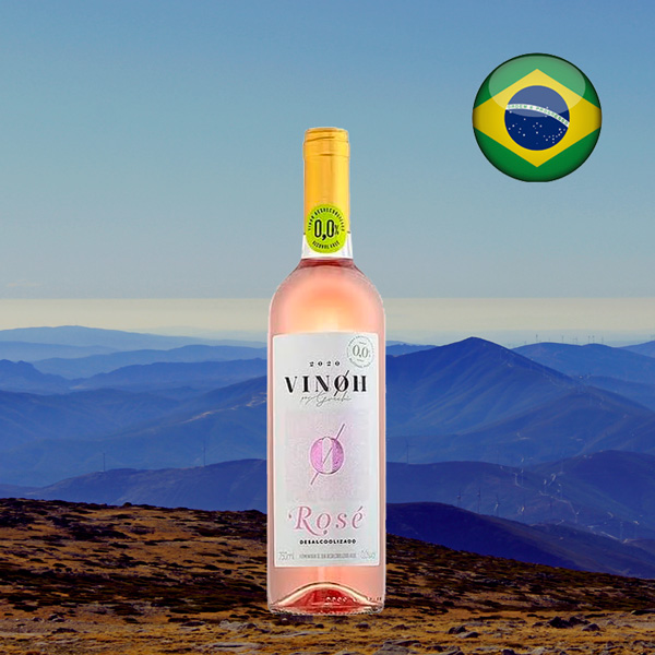 Vinoh Rosé 2020 - Vinho rosé sem álcool brasileiro - Oferta