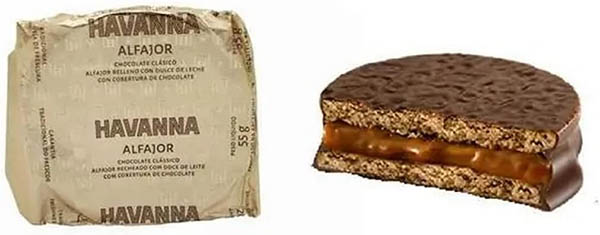 Alfajor Havanna Chocolate Clássico Caixa com 12 unidades - Visual