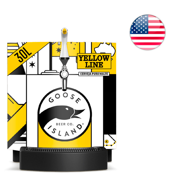 Chopp Goose Island Yellow Line 30L - Oferta