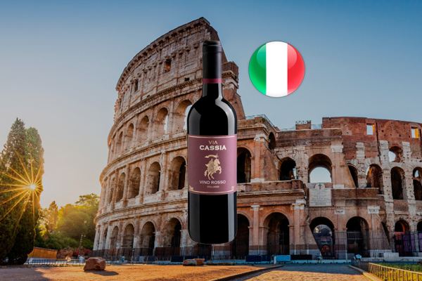 Via Cassia Vino Rosso Italiano - Thumbnail