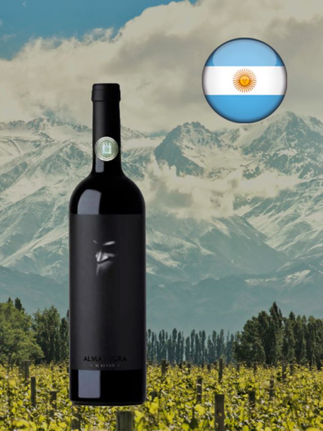 Vinho tinto argentino Alma Negra M Blend 2021