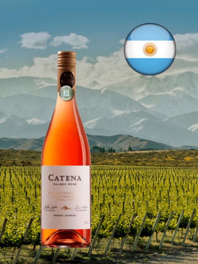 Vinho rosé argentino Catena Malbec Rosé 2021