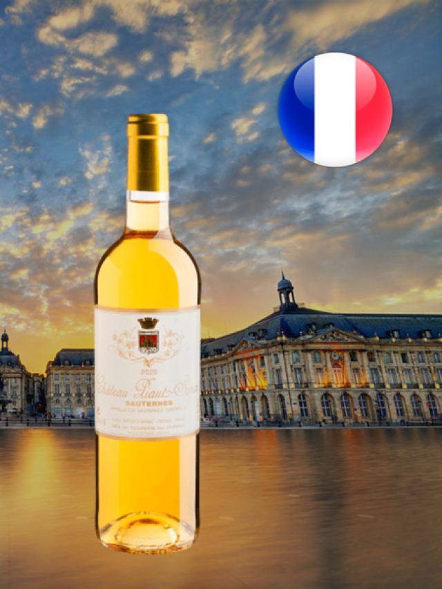 Vinho branco francês Château Piaut-Simon Sauternes AOC 2020