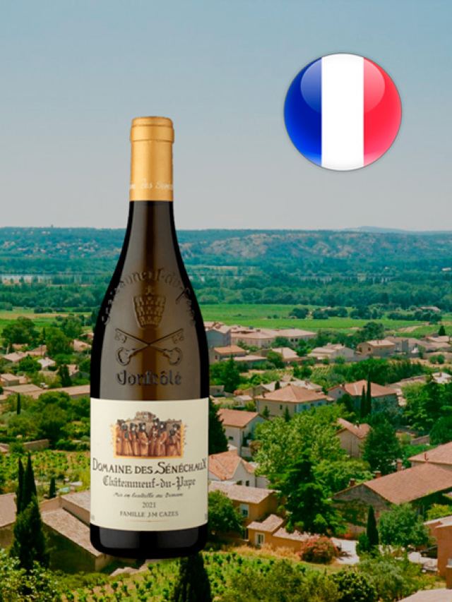 Vinho branco francês Domaine des Sénéchaux Châteauneuf-du-Pape Blanc