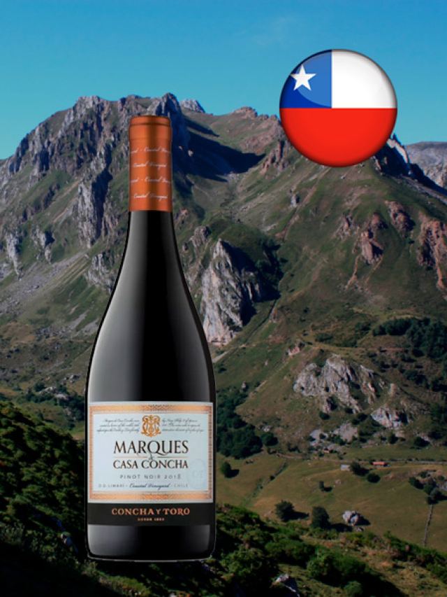 Vinho tinto chileno Marques De Casa Concha Pinot Noir 2018