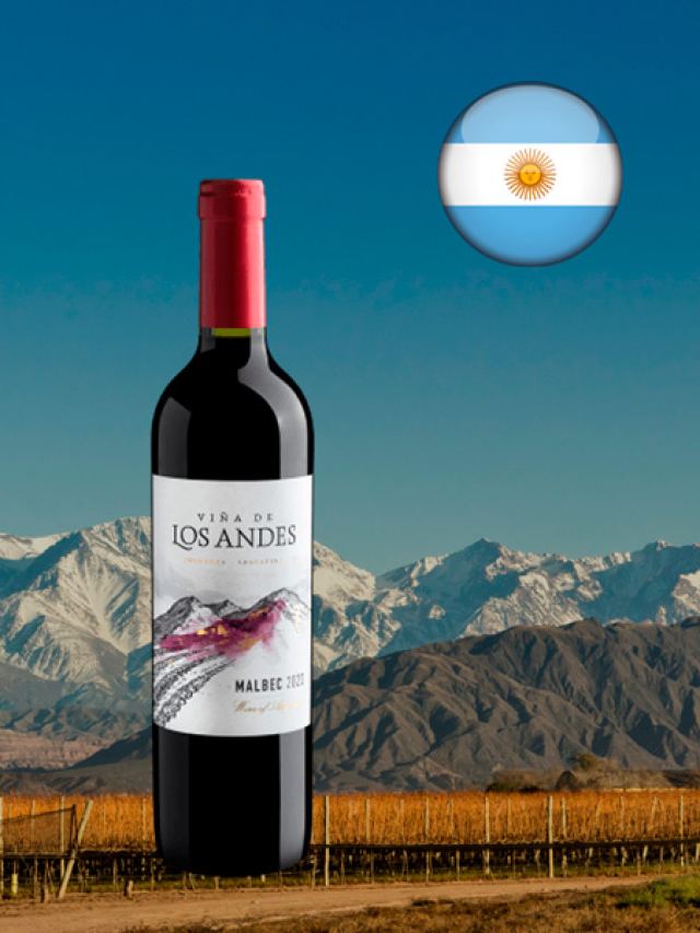 Vinho tinto argentino Viña de Los Andes Malbec 2023