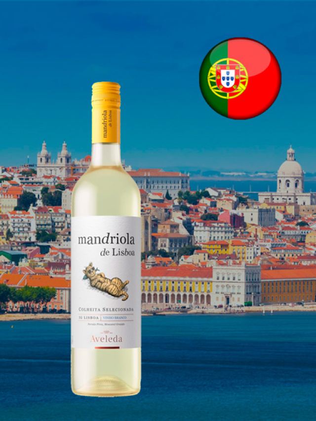 Vinho branco português Mandriola de Lisboa