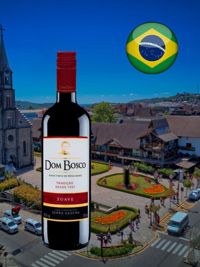 Vinho tinto brasileiro Dom Bosco Tinto Suave