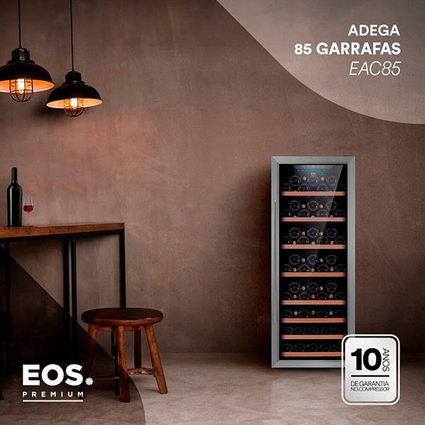 Adega Climatizada de Embutir Eos Eac85 85 Garrafas Premium 220V - 2