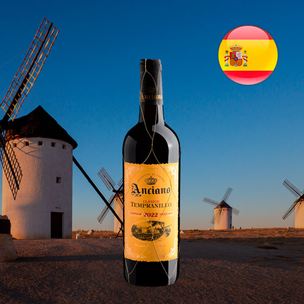 Anciano Clássico Tempranillo Vino de La Tierra de Castilla 2022 - Oferta