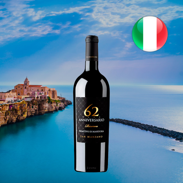 San Marzano 62 Anniversario Primitivo 2018 - Oferta