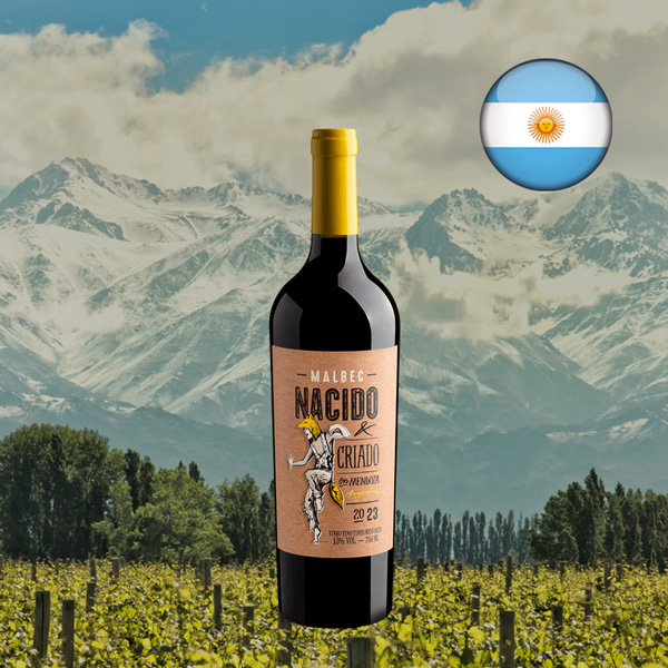 Malbec Nacido y Criado en Mendoza 2023 - Oferta