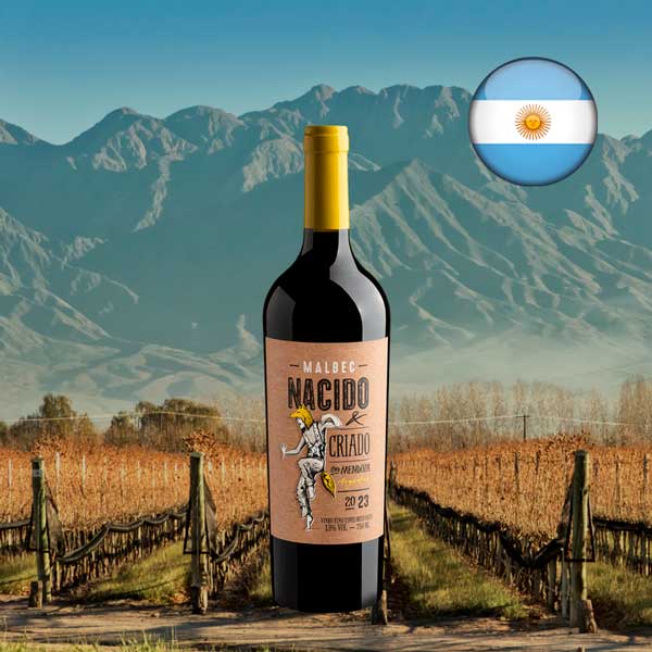 Malbec Nacido & Criado en Mendoza 2023 - Oferta