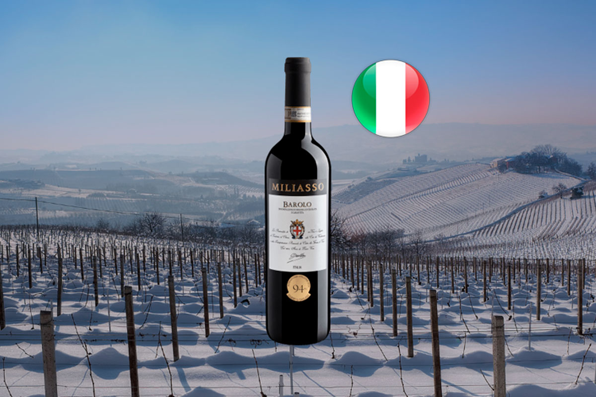 Miliasso Barolo DOCG 2020 - Vinho tinto italiano | Center Gourmet
