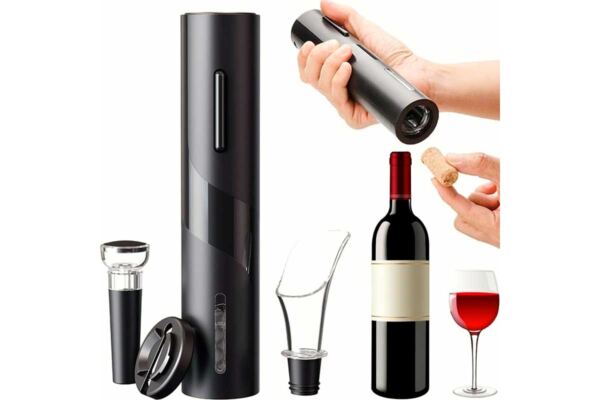 Kit Abridor de Vinho - Saca Rolha Cortador e Decanter - Thumbnail