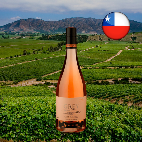 Ventisquero Grey Single Block DO Valle de Apalta Rosé 2022 - Oferta