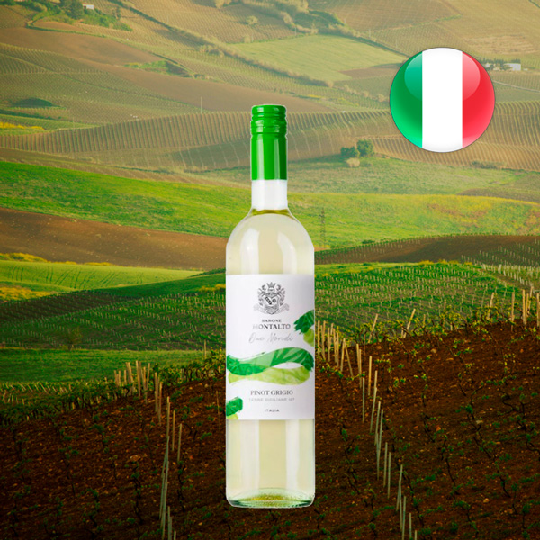 Barone Montalto Due Mondi Pinot Grigio Terre Siciliane IGT 2022 - Oferta