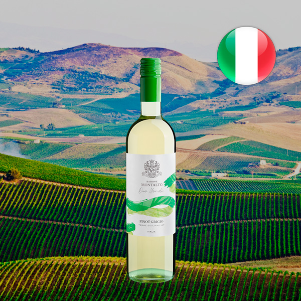 Barone Montalto Due Mondi Pinot Grigio Terre Siciliane IGT 2023 - Oferta
