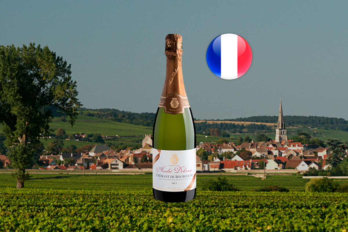 Espumante Andre Delorme Cremant de Bourgogne Brut - Espumante francês