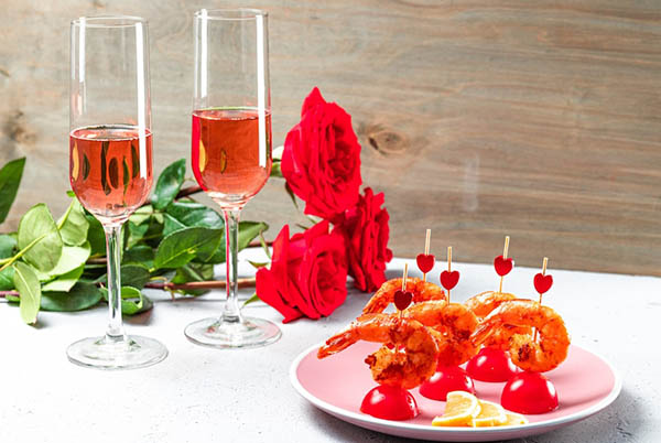 Roseum Spumante Rosé Brut - Harmonização
