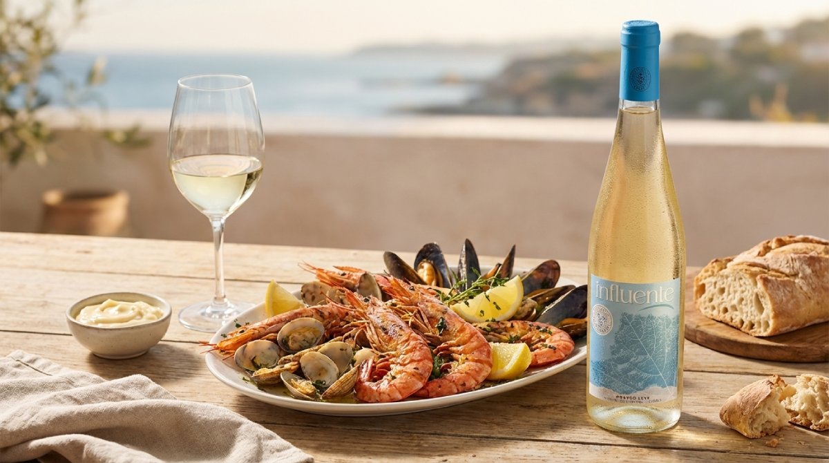 Influente Branco Vinho Regional Lisboa - Harmonização