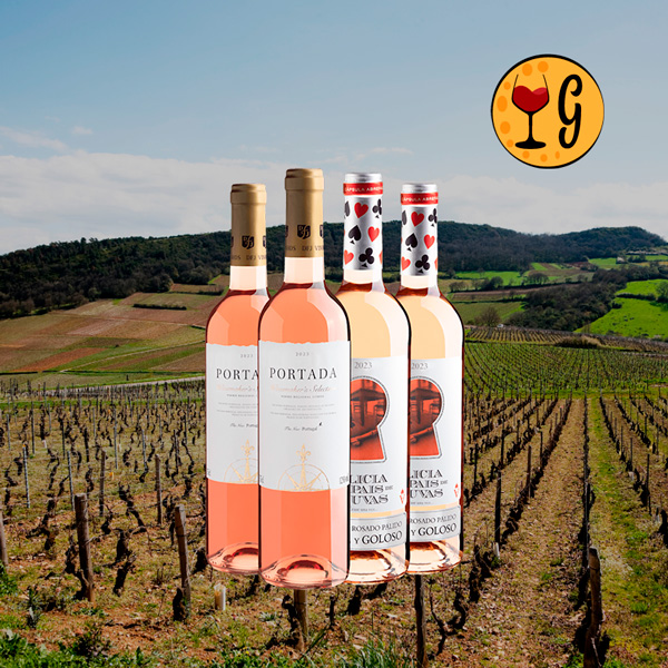 Kit 2 Vinhos Rosé 1 Portugês e 1 Espanhol – Portugal e Espanha em um Brinde Especial - Oferta