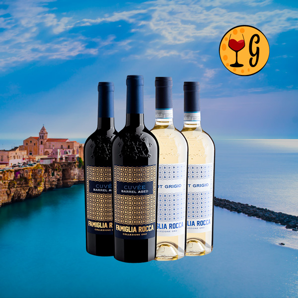 Kit Famiglia Rocca Collezione Oro – A Essência da Itália em Dois Vinhos Inesquecíveis - Oferta