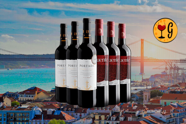 Kit de Vinhos Portugueses Premiados de Lisboa Imperdíveis – 3 Portada e 3 Influente - Thumbnail