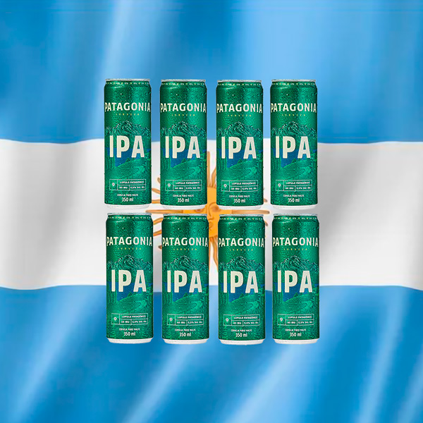 Pack de Patagonia IPA Lata 350ML - 8 Unidades - Oferta