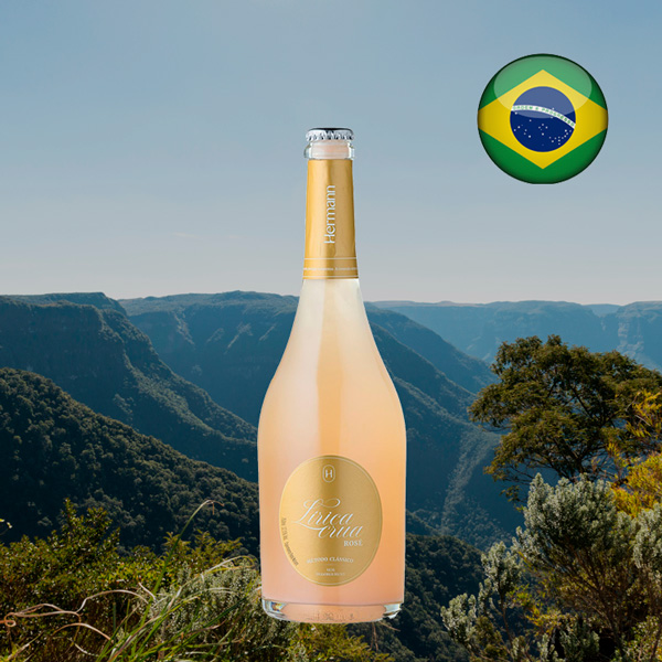 Espumante Hermann Nature Rosé Lírica Crua - Oferta