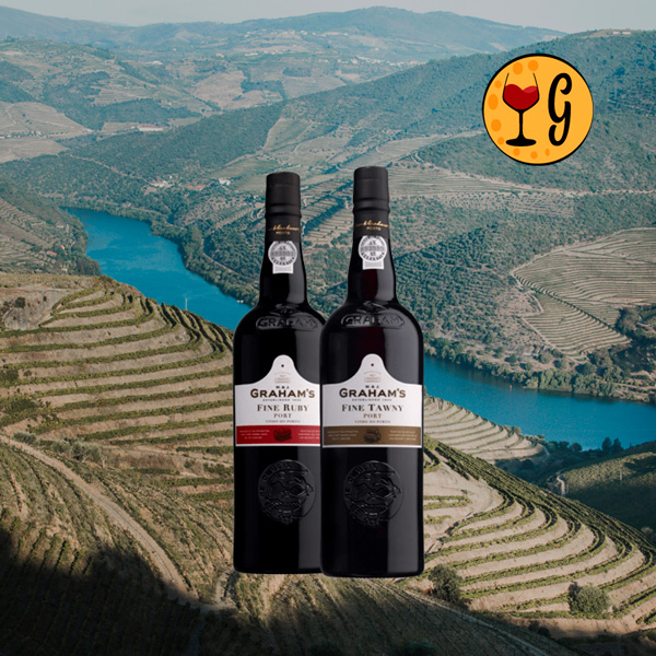 Kit 2 Vinhos do Porto Grahams Ruby & Tawny – Doçura e Elegância em Dose Dupla - Oferta