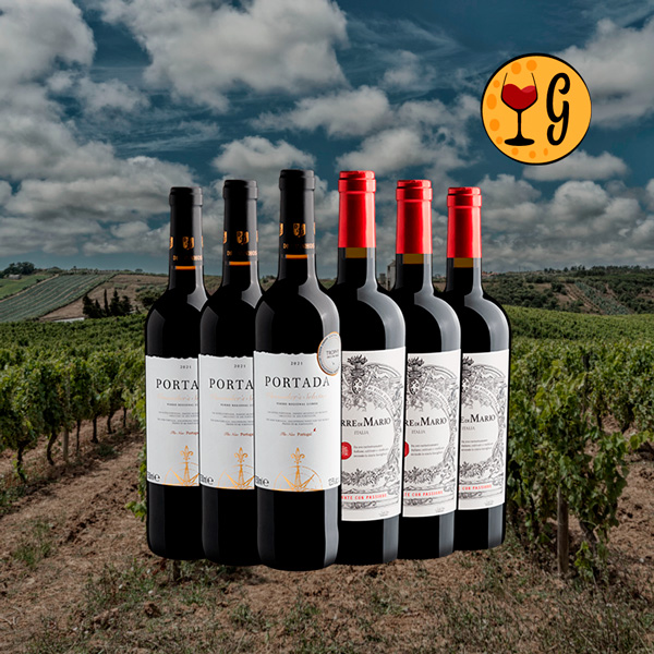 Kit Dupla Aveludada de Portugal e Itália – 2 Tintos Premium por R$ 49,90 cada - Oferta