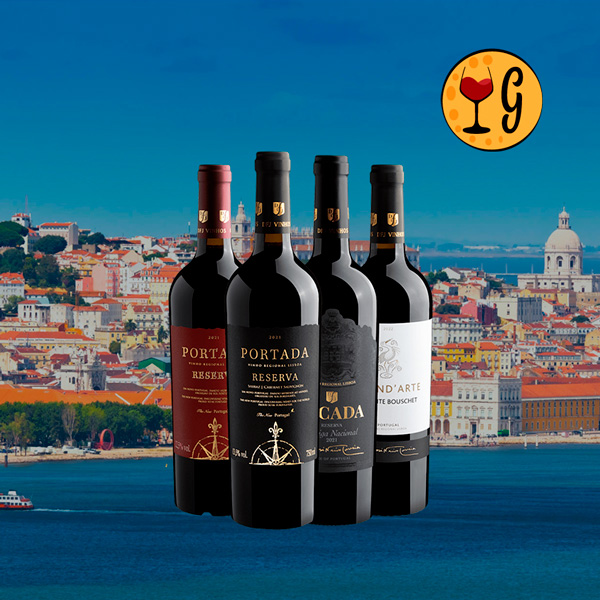 Kit Encantos de Lisboa – 4 Tintos Portugueses Imperdíveis - Oferta