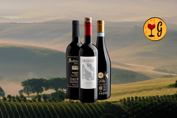 Kit Vinhos da Italia de Norte a Sul – 3 Rotulos Italianos 94 Pontos com Desconto Especial Thumbnail