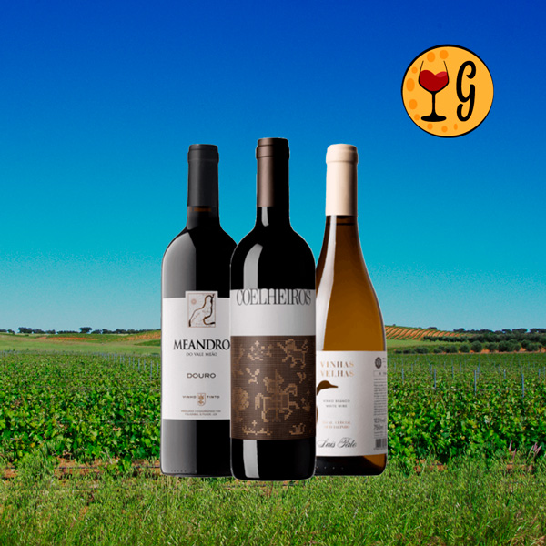 Kit Vinícolas Renomadas de Portugal - Três Ícones Lusitanos para se Apaixonar - Oferta