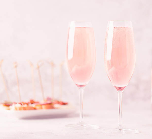Espumante Hermann Nature Rosé Lírica Crua - Harmonização