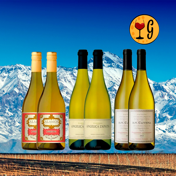 Kit 3 Chardonnays Argentinos Icônicos – Requinte Andino para Paladares Exigentes - Oferta