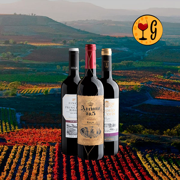 Kit 3 Tesouros de Rioja – Do Clássico ao Moderno na Taça - Oferta