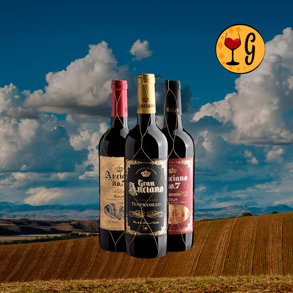 Kit 3 Vinhos Anciano – Três Expressões do Tempranillo Envelhecidas em Carvalho a Preço Especial - Oferta