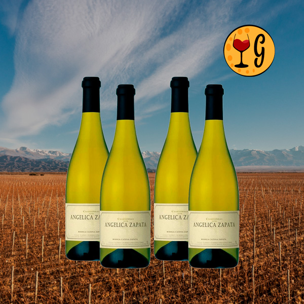 Kit 4 Garrafas Angélica Zapata Chardonnay – Elegância em Dose Quádrupla - Oferta