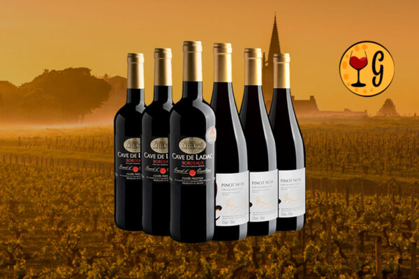 Kit 6 Best Sellers da França – Bordeaux e Pinot Noir a Preço Imperdível - Thumbnail