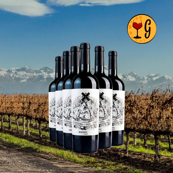 Kit 6 Garrafas Cordero Con Piel de Lobo Malbec 2022 – Malbec Rebelde Intensidade e Frescor em Seis Garrafas - Oferta