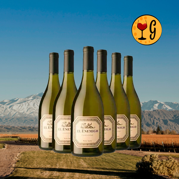 Kit 6 Garrafas El Enemigo Chardonnay 2022 – O Chardonnay Icônico de Mendoza em Oferta Especial - Oferta