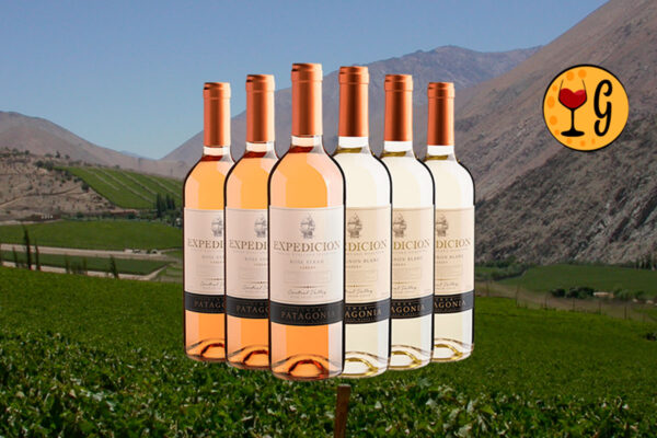 Kit 6 Vinhos Frescor em Dobro – Rosé Syrah e Sauvignon Blanc Chilenos para Brindes Inesquecíveis - Thumbnail