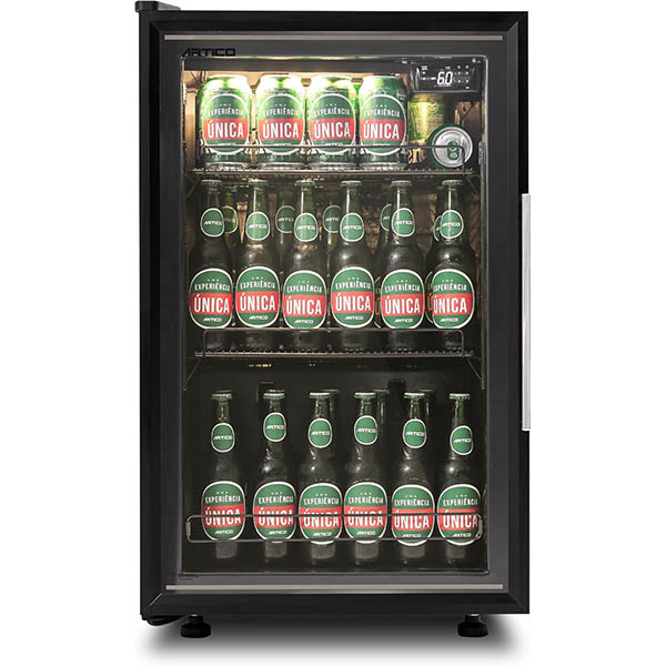‎Adega Climatizada e Refrigerador 2 em 1 20 Garrafas De Vinho e 100 Latas 127V 2